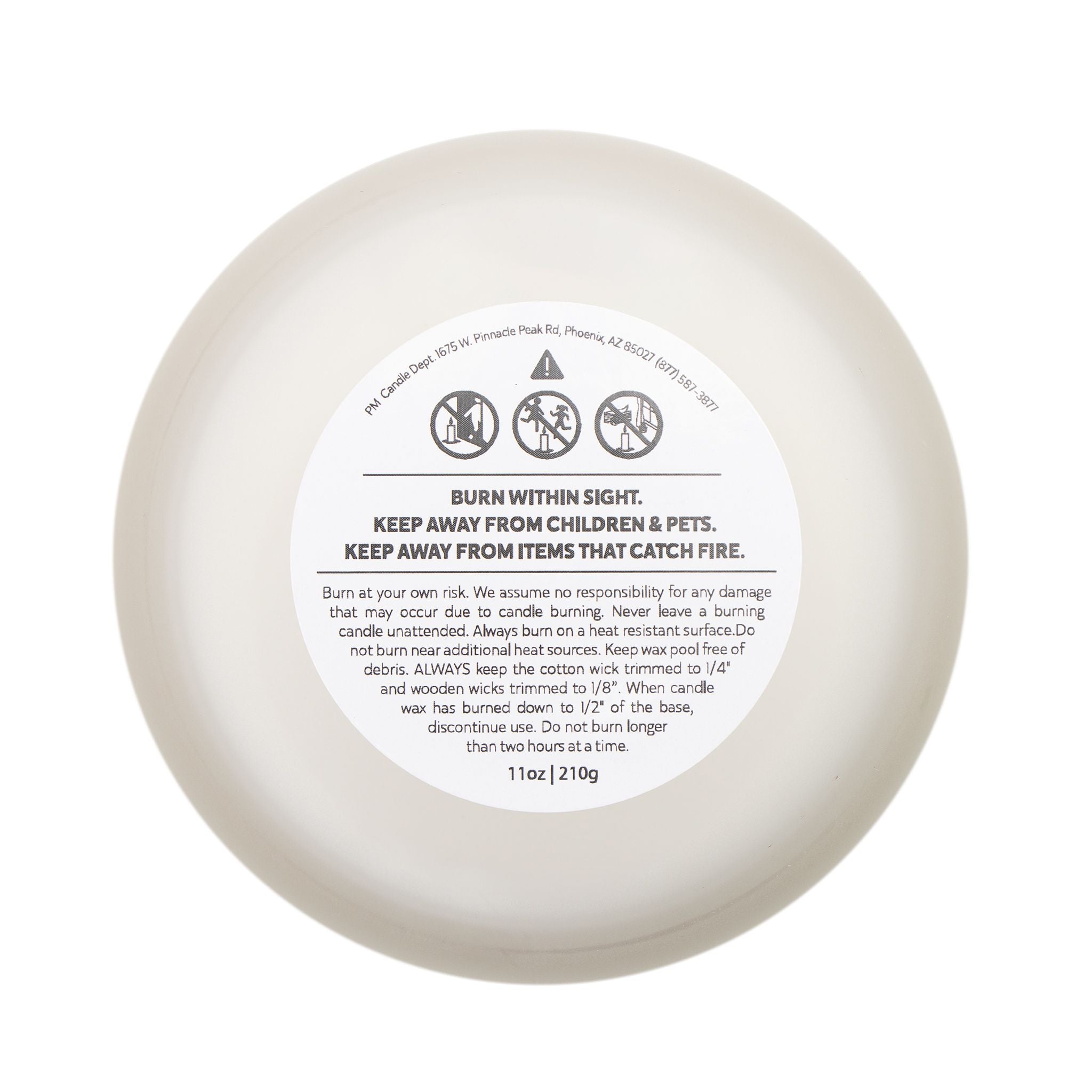 Crafting My Calm Candle - Frosted Glass, Aromatherapy, Relaxation 11Oz