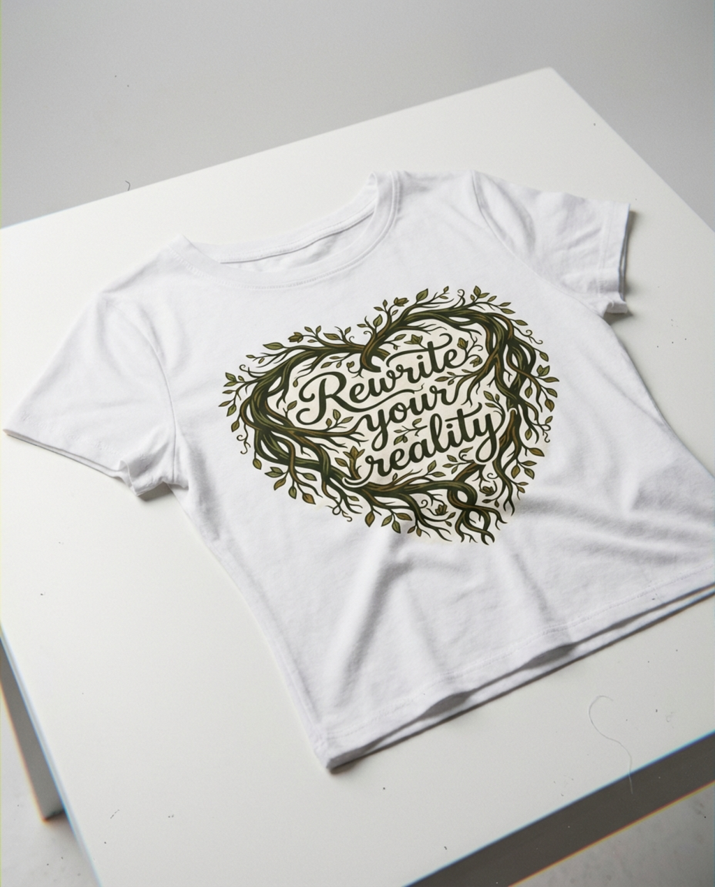 Rewrite Reality Baby Tee - ADHD Witchcraft Manifestation