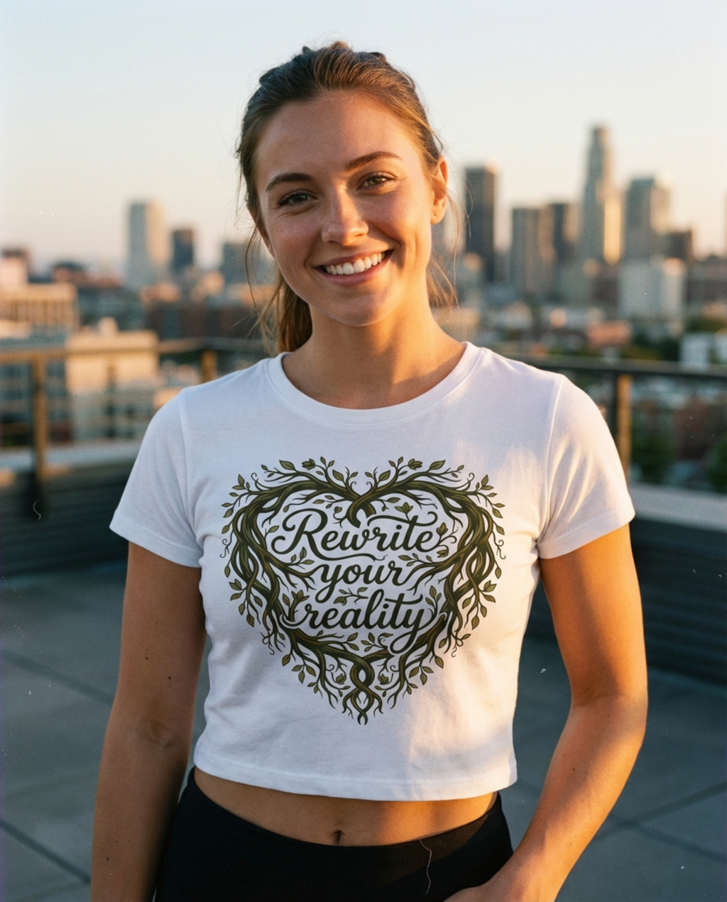 Rewrite Reality Baby Tee - ADHD Witchcraft Manifestation