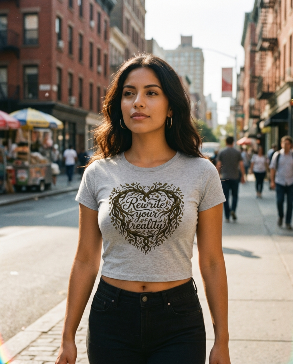 Rewrite Reality Baby Tee - ADHD Witchcraft Manifestation