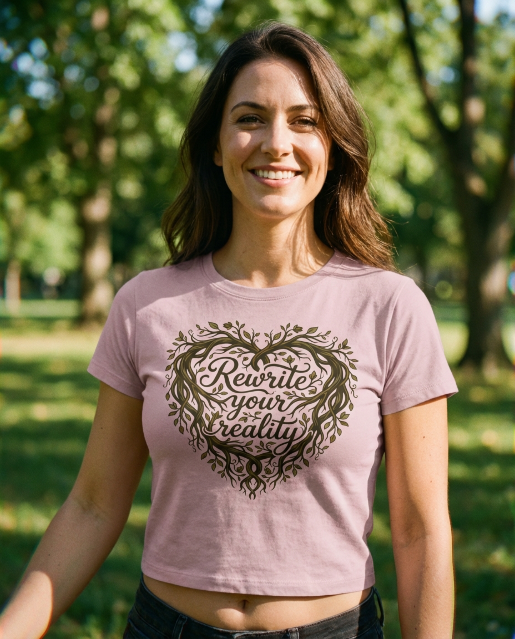 Rewrite Reality Baby Tee - ADHD Witchcraft Manifestation