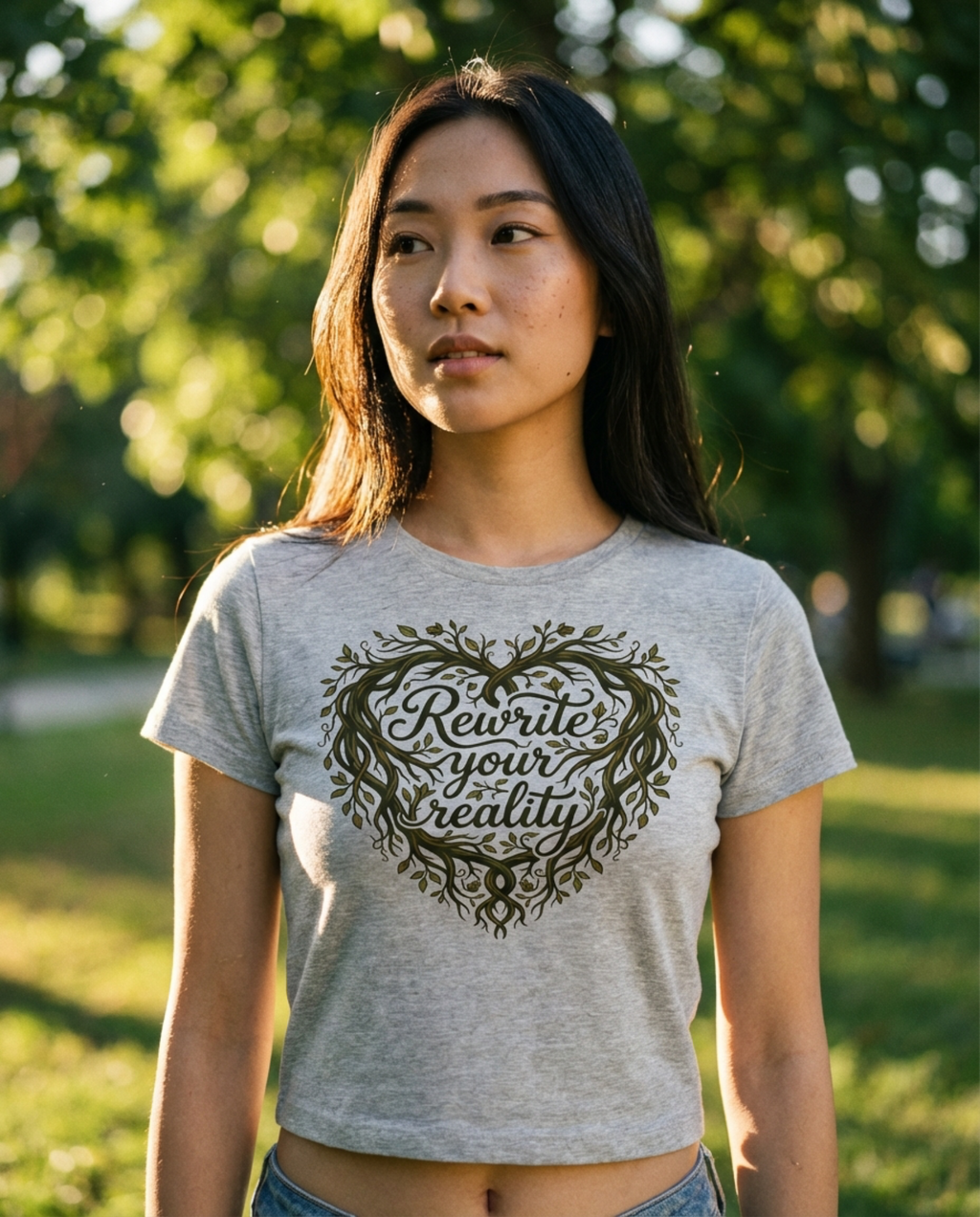 Rewrite Reality Baby Tee - ADHD Witchcraft Manifestation